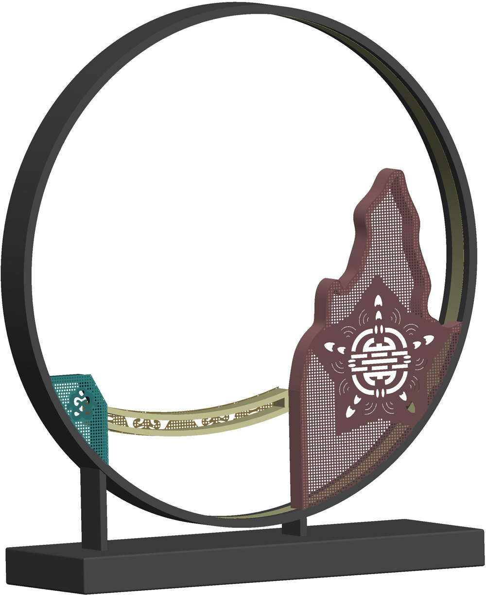 摘要附图摘要1.本外观设计产品的名称台灯(仙居文创).2.