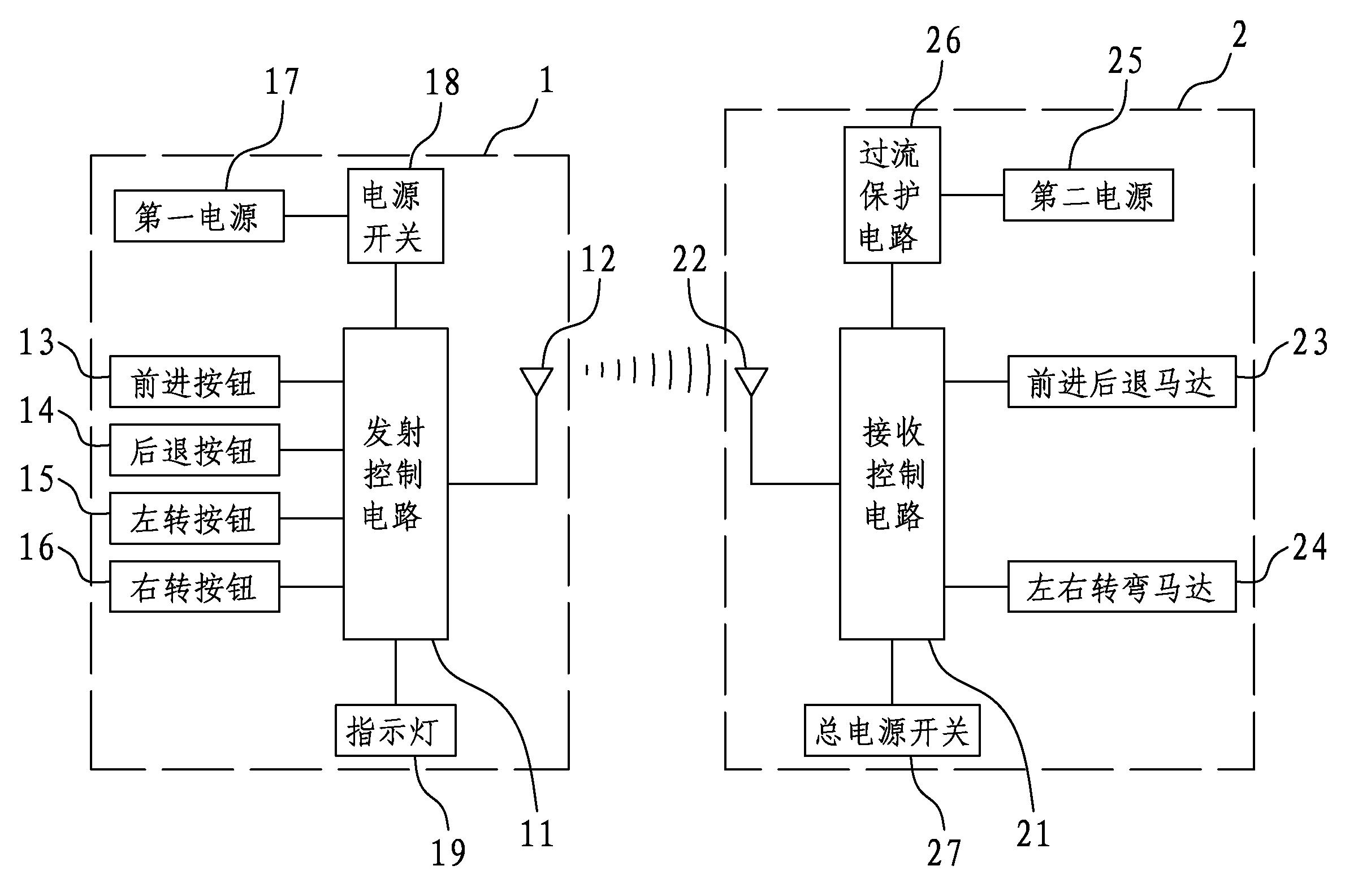 玩具遥控车电路图图片