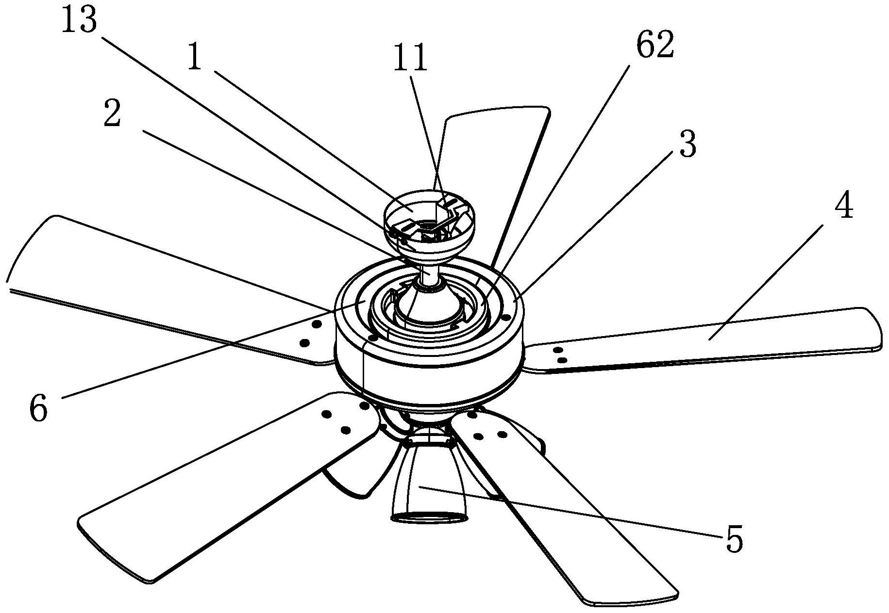摘要附图摘要本实用新型公开一种带上灯的装饰吊扇,包括有悬挂结构,在