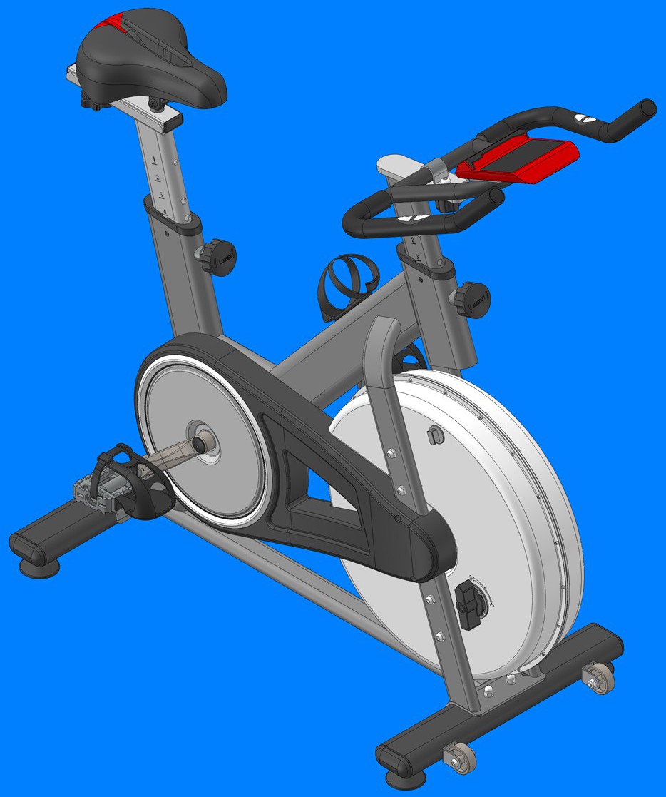 本外观设计产品的名称动感单车.2.