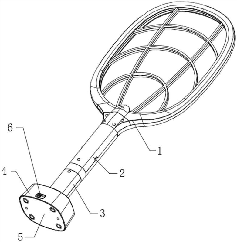 一种分体式结构的诱蚊型电蚊拍-爱企查