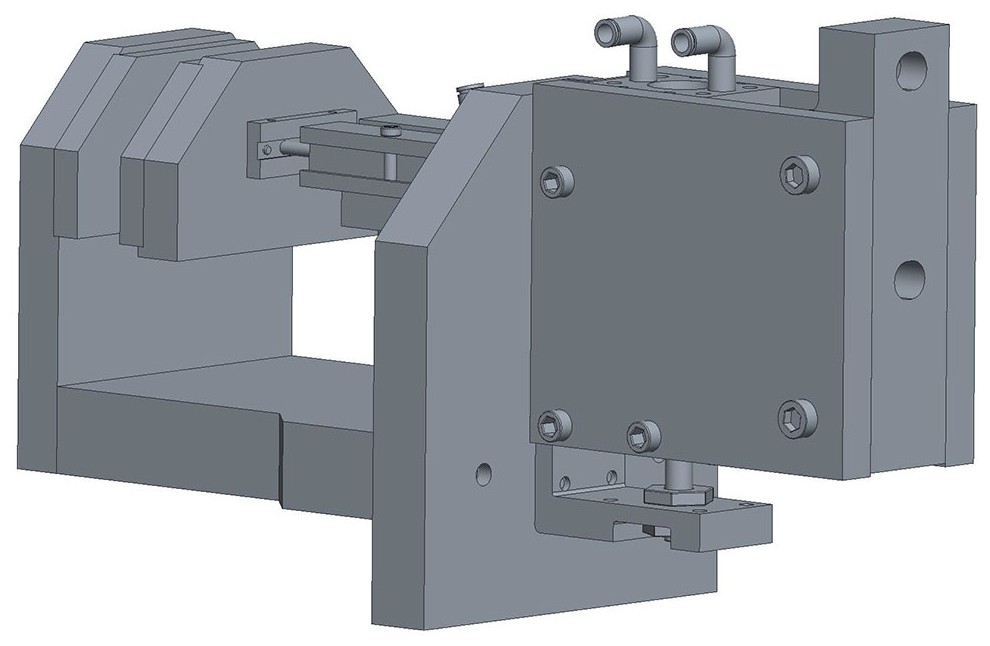 2.本外观设计产品的用途:一种机械装置,主要用来夹持,固定工件.