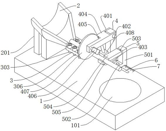 一种法兰锻造用上料镦粗一体工作台