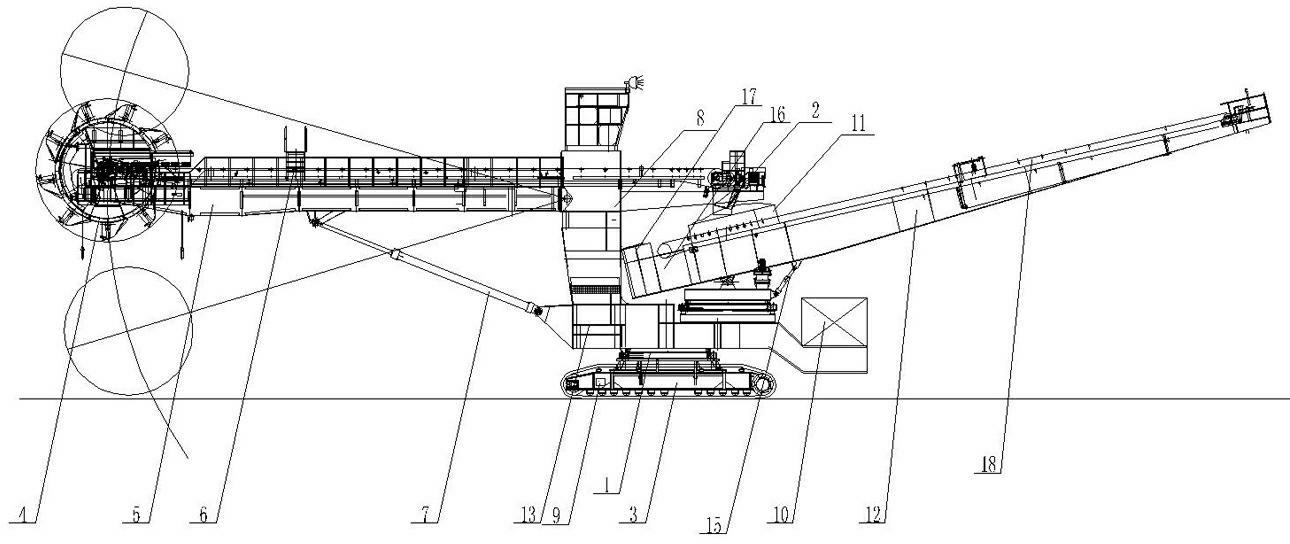 斗轮堆取料机工作原理图片
