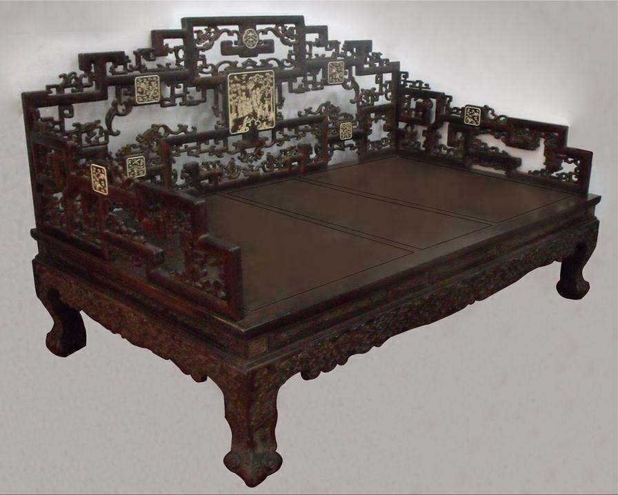 床(镶象牙罗汉床e1004)-爱企查