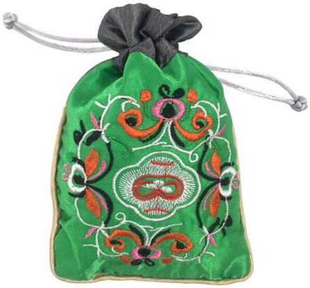 摘要附图摘要1.本外观设计产品的名称:香囊(绣花彩袋香囊).2.