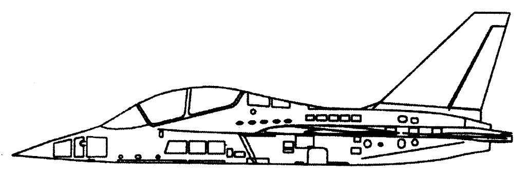 飞机模型简笔画画法图片