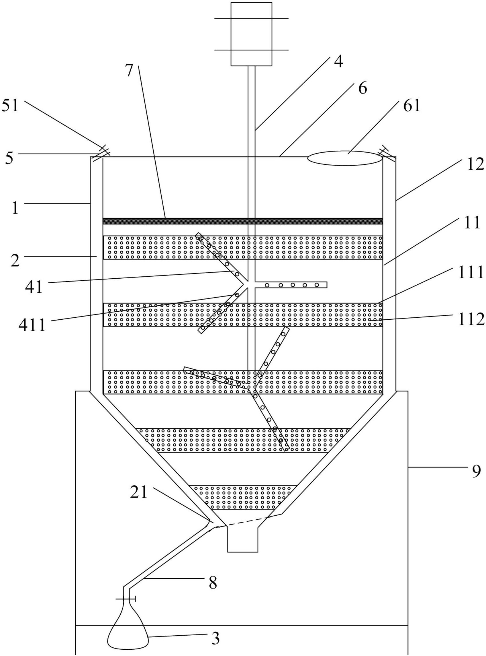 一种承接塑料颗粒的除尘料斗