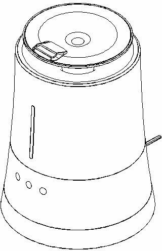 摘要附图摘要1.本外观设计产品的名称:超声波加湿器(fh3205);2.