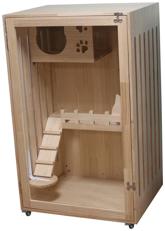 摘要附图摘要1.本外观设计产品的名称:猫笼(2). 2.