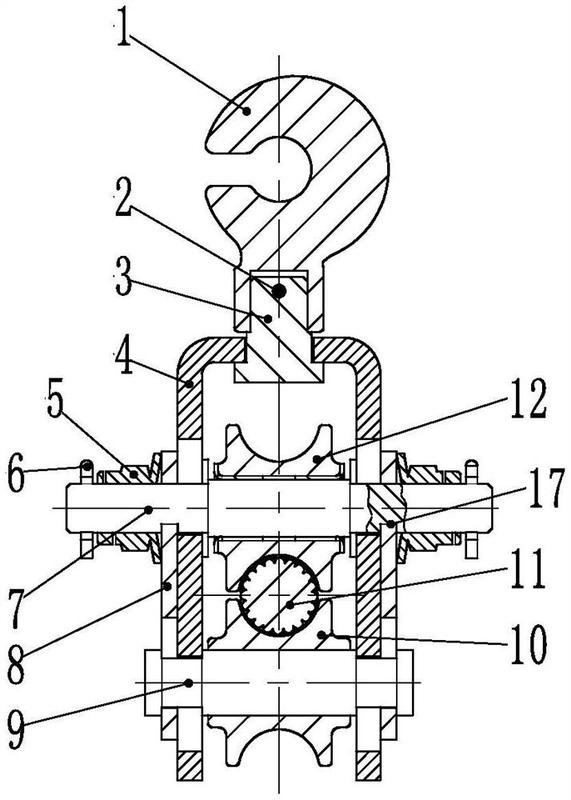 吊车动滑轮结构图图片