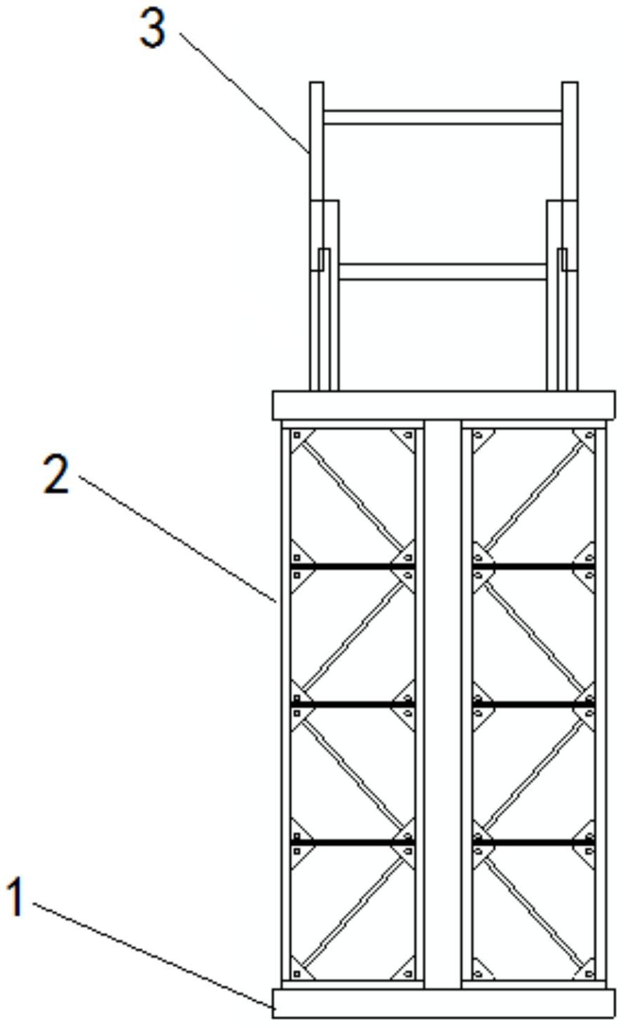 桁架式支架图图片