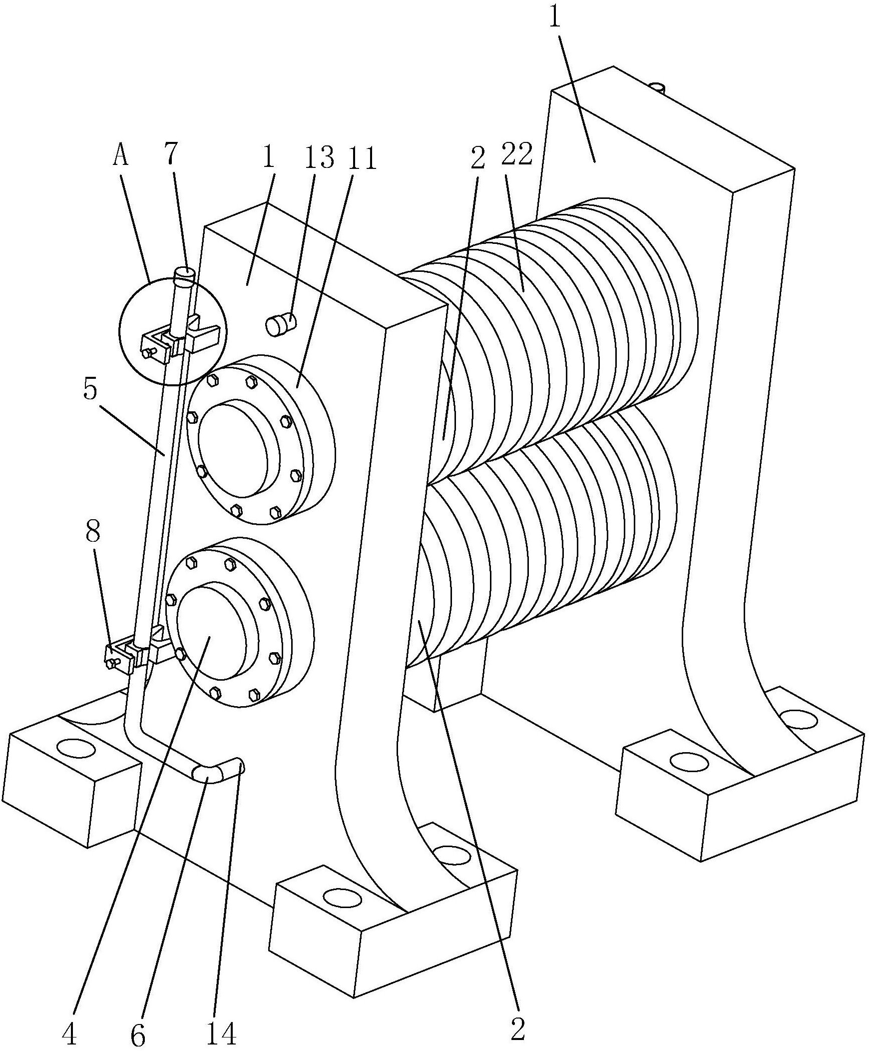 一种带有注油管的轧钢机-爱企查