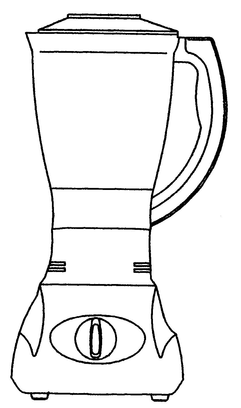 榨汁机简单画法图片