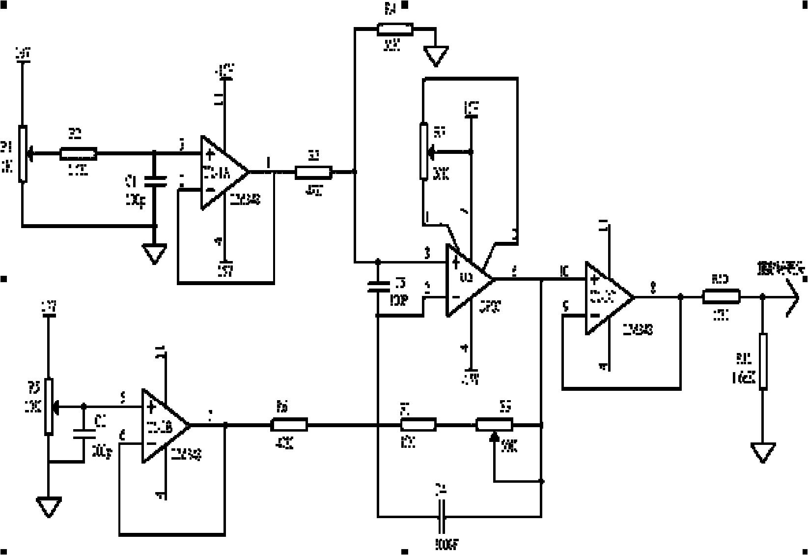医用直线加速器治疗床数显高度尺驱动电路