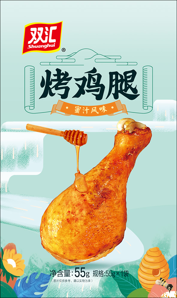 包装袋(双汇烤鸡腿蜜汁风味)-爱企查