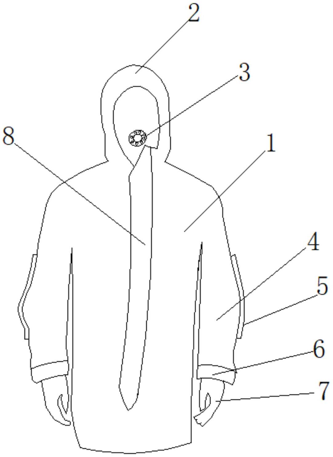 防护服简笔画全身图片