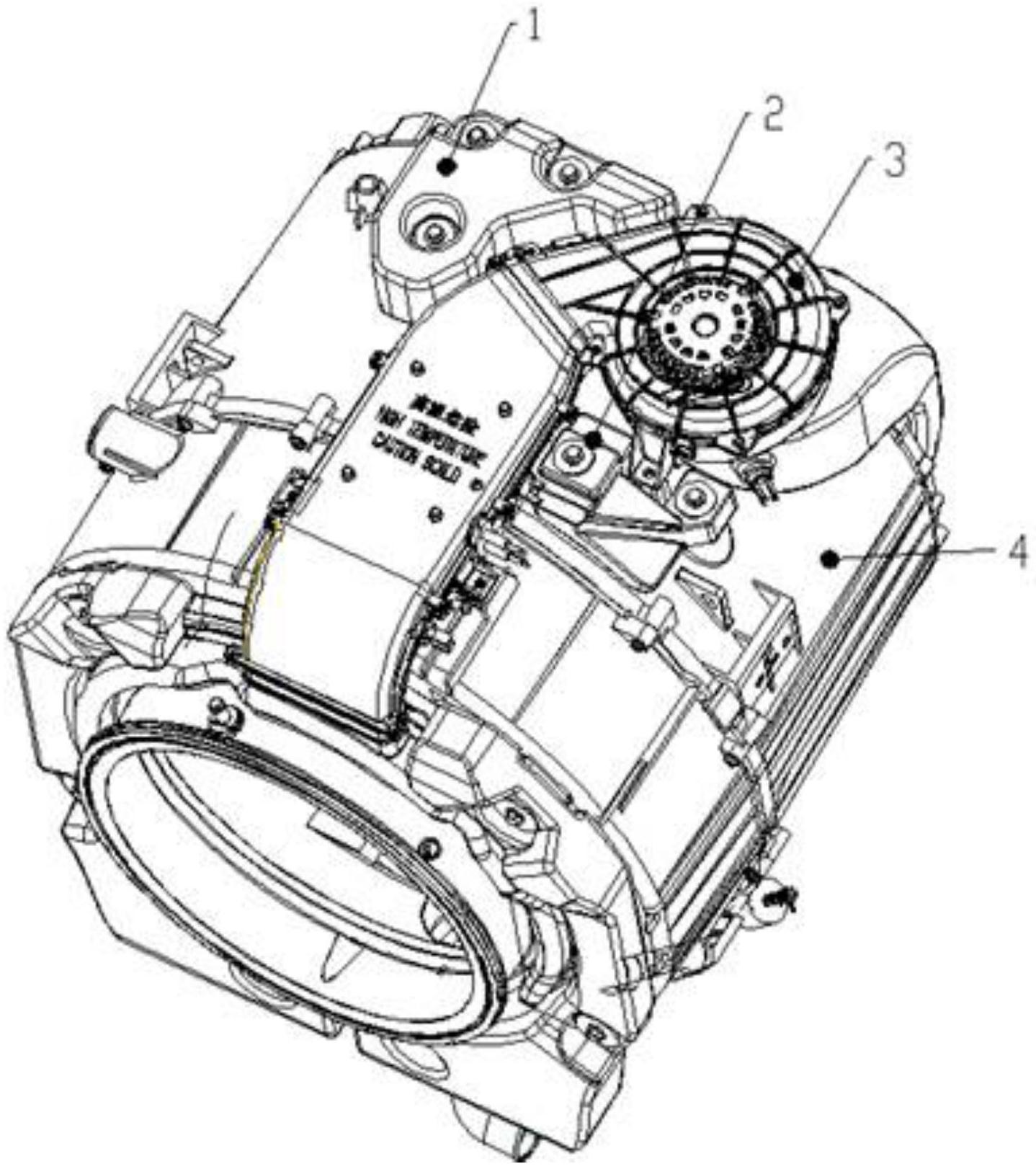 一种配重结构及滚筒洗衣机