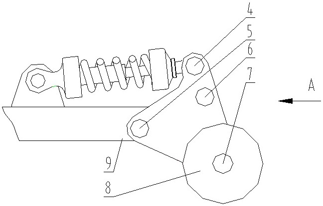 一种双节履带车薄板压缩弹簧减振元件-爱企查