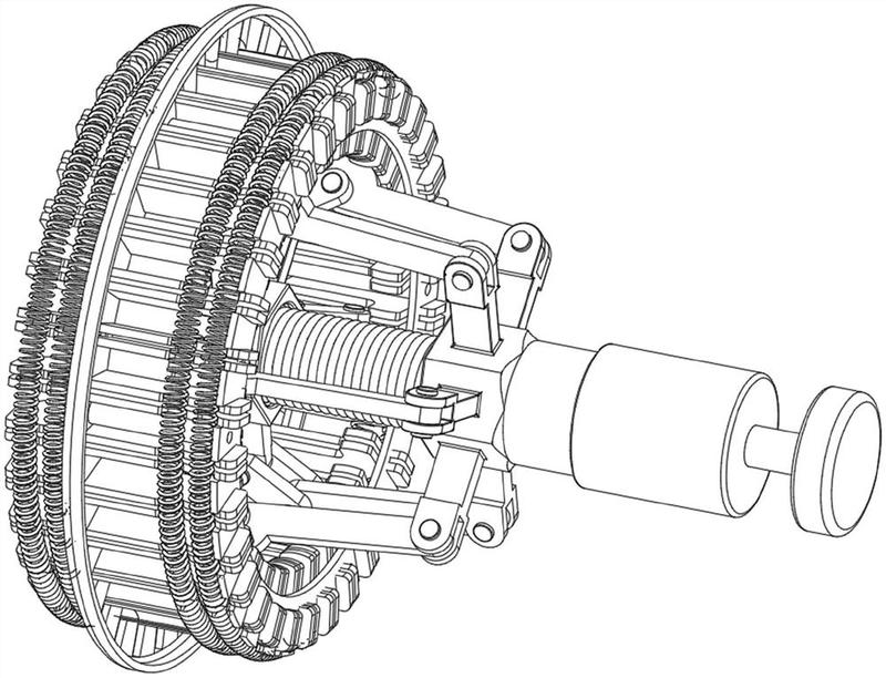 一种真空断路器的梅花触头安装装置