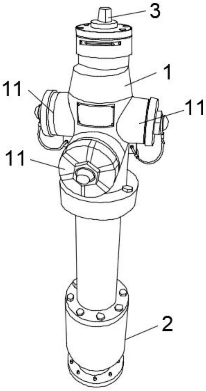 消防栓结构简图图片