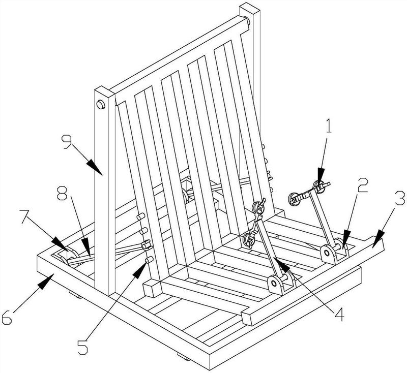 一种玻璃倾斜角度可调的玻璃运输架-爱企查