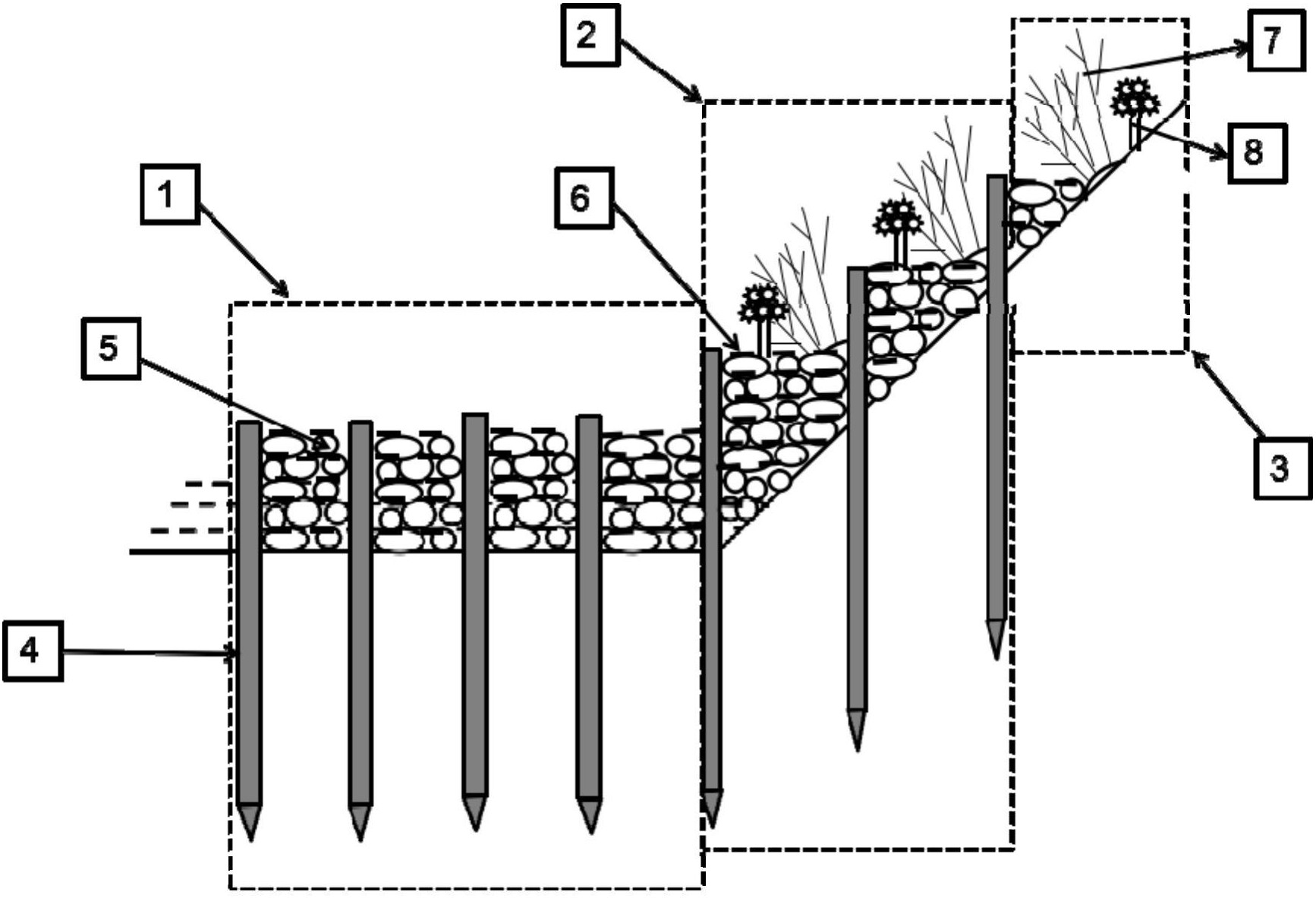 河道丁坝结构和丁坝防护系统-爱企查