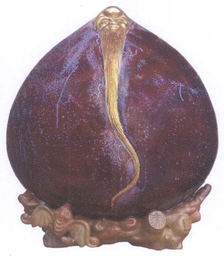 钧瓷瓷器(福寿桃)-爱企查