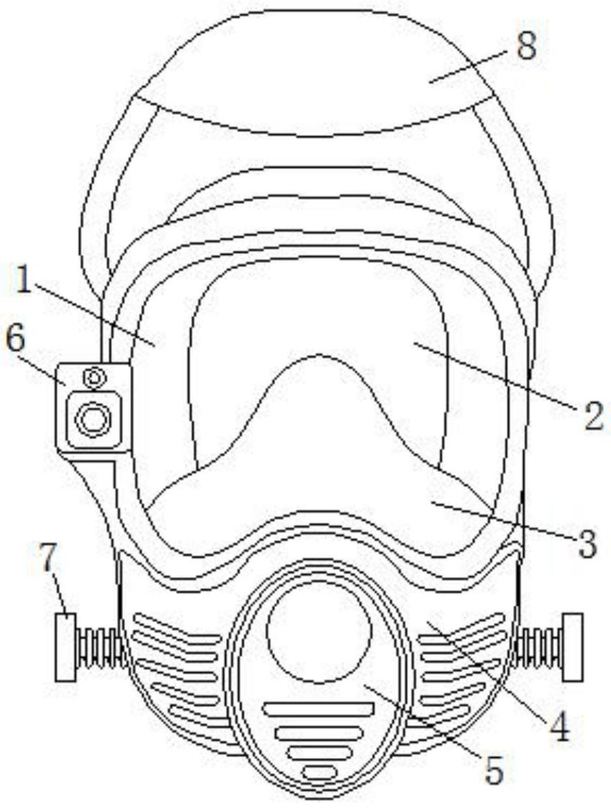 一种密封性强的空气呼吸面罩-爱企查