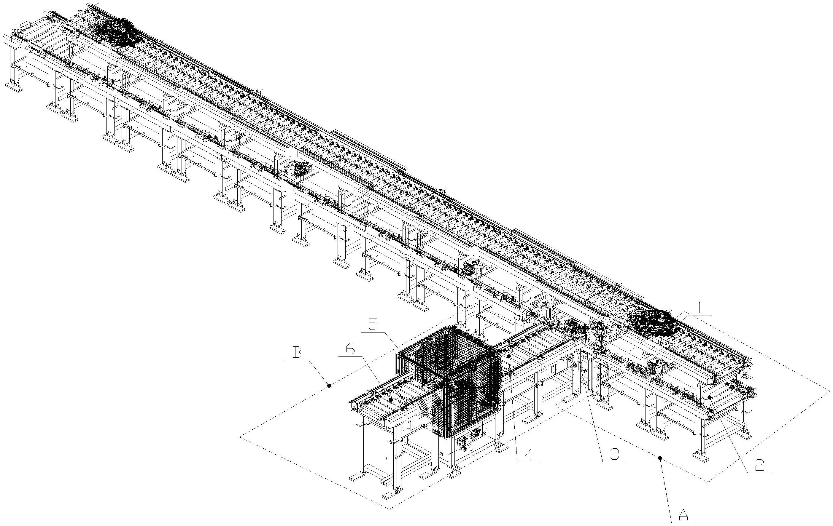 一种供应多条生产线的物料运输装置-爱企查