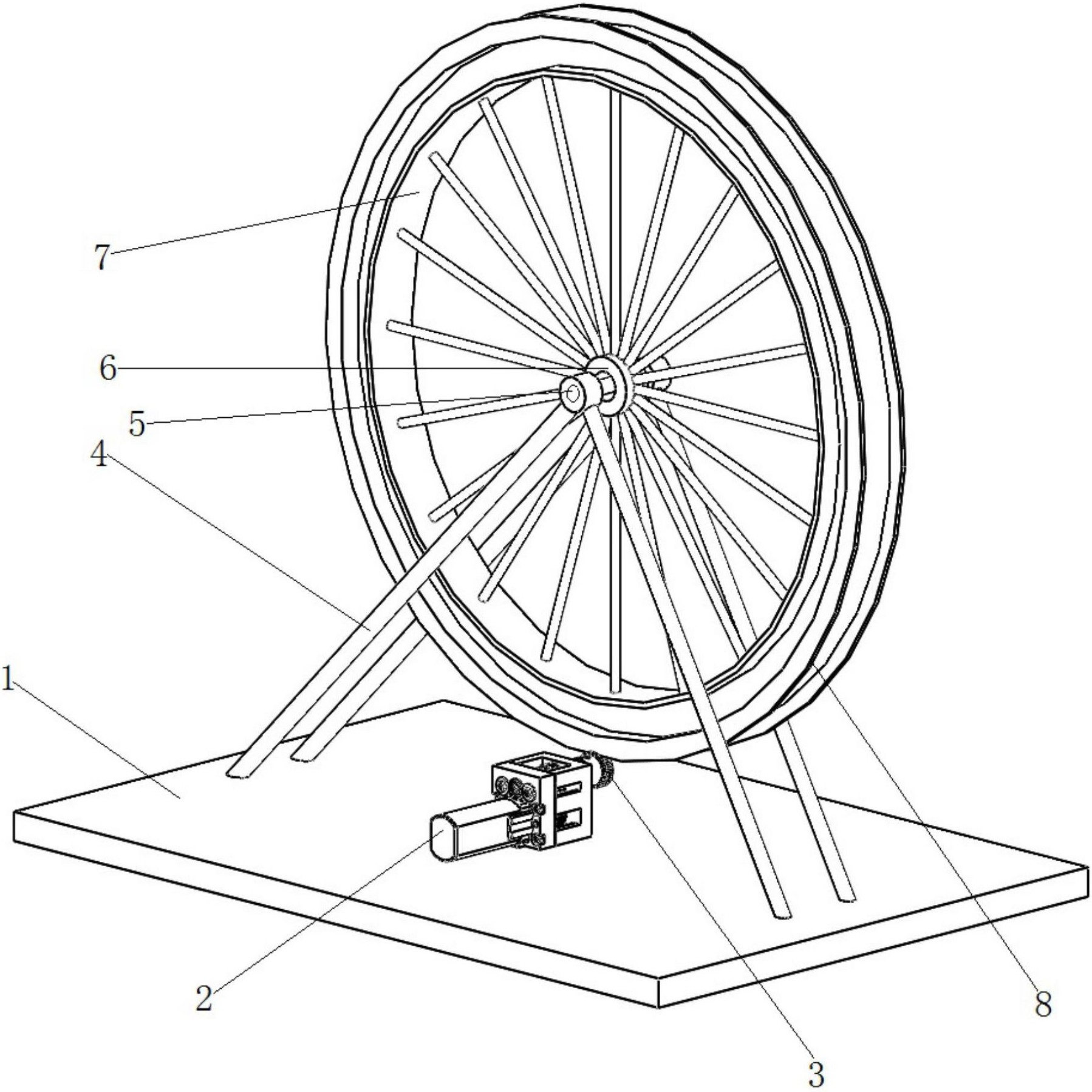 一种摩天轮机械模型-爱企查