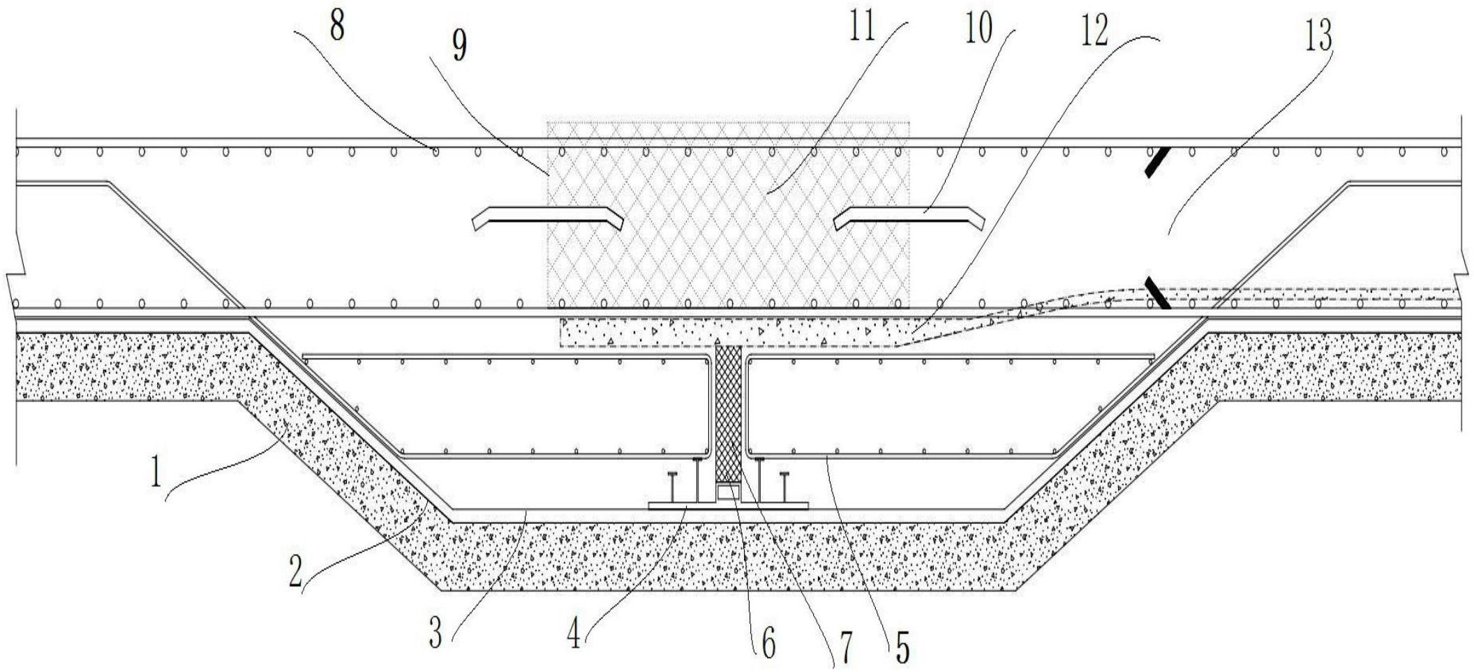 一种后浇带超前止水构造