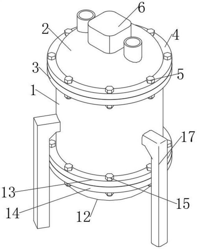 一种便于维修和清理的邻氰基氯苄生产用反应釜-爱企查