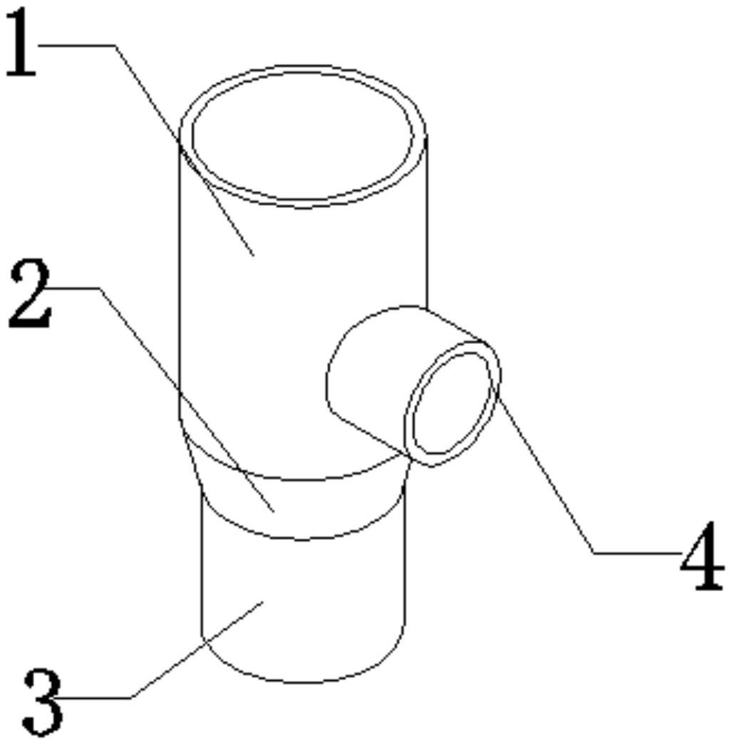 一种空调排水变径三通管-爱企查