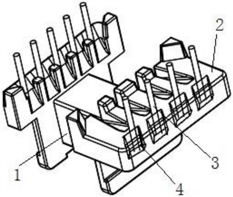 一种嵌入式针脚骨架-爱企查