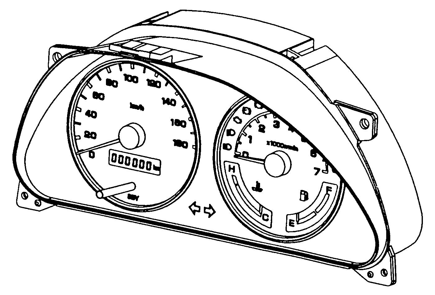 汽车组合仪表总成