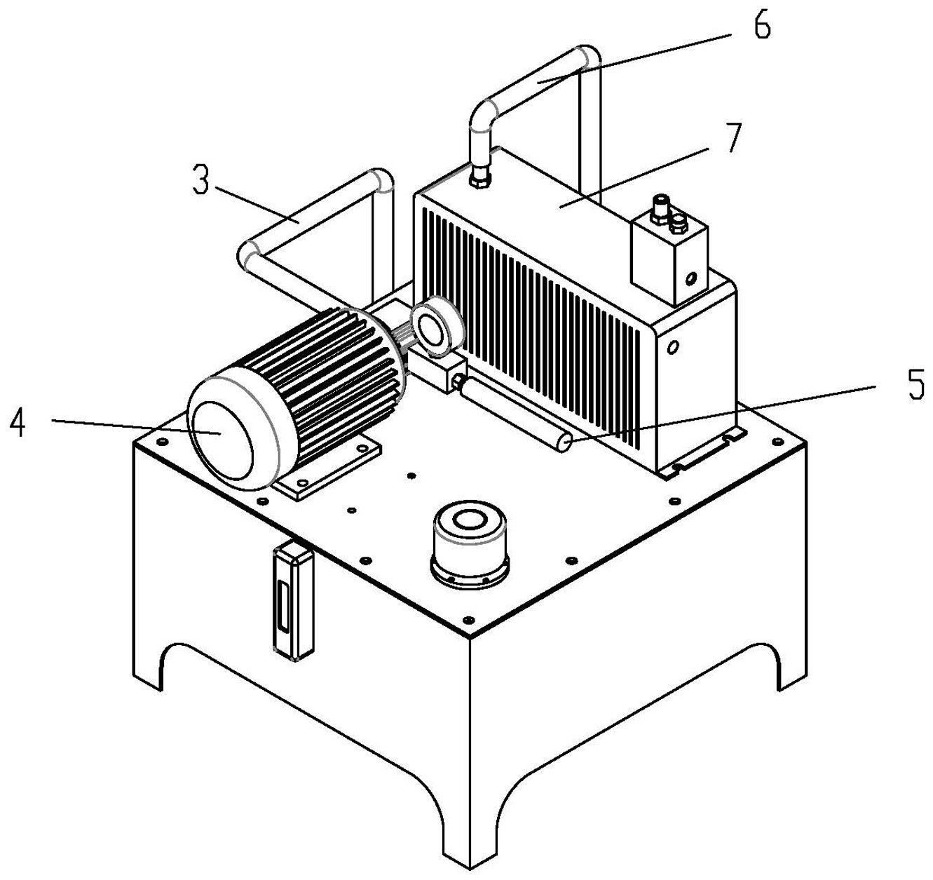 一种生物质颗粒机的压辊油箱泵站-爱企查
