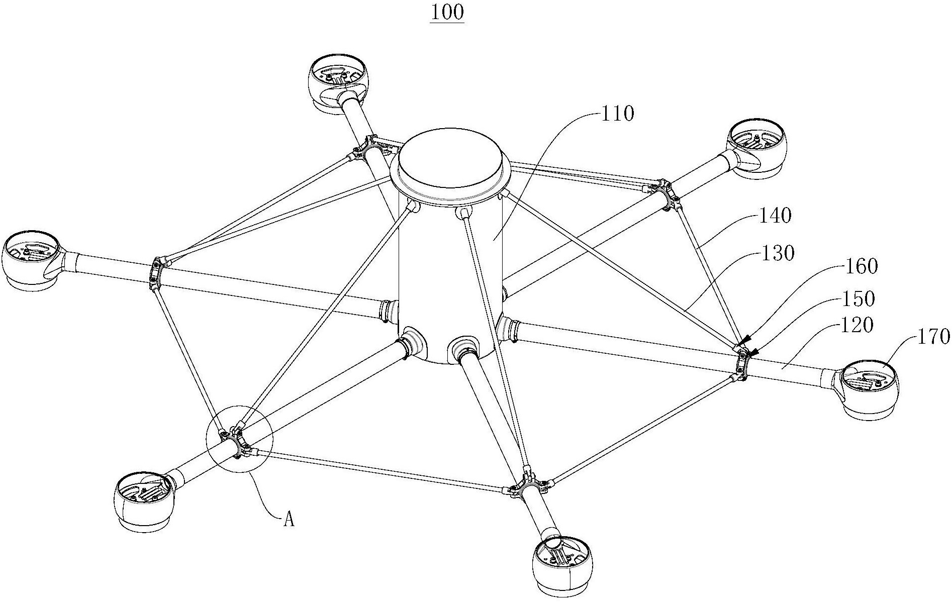 一种伞状结构无人机-爱企查