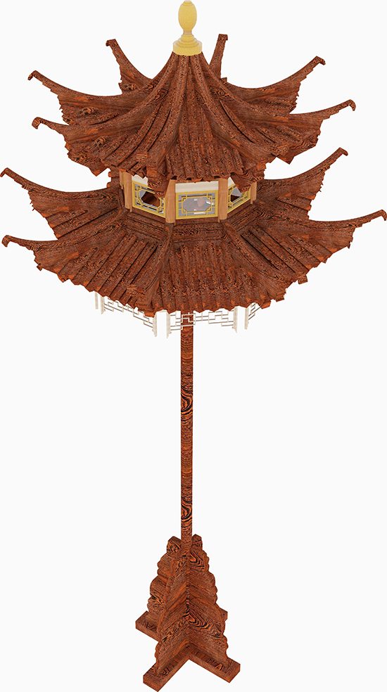 衣帽架(重檐攒尖顶)-爱企查