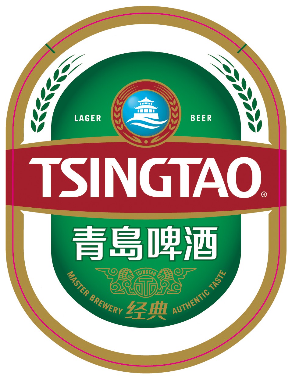 青岛啤酒logo标志寓意图片