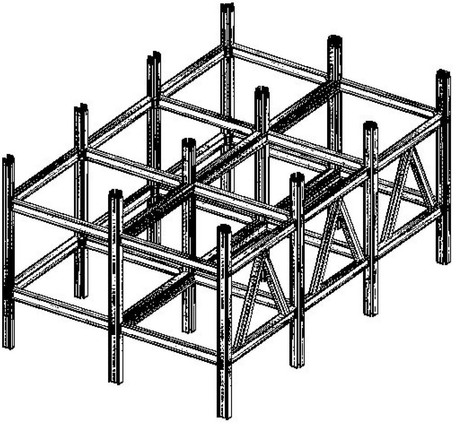 一种多高层装配式钢结构异型柱框架支撑体系-爱企查