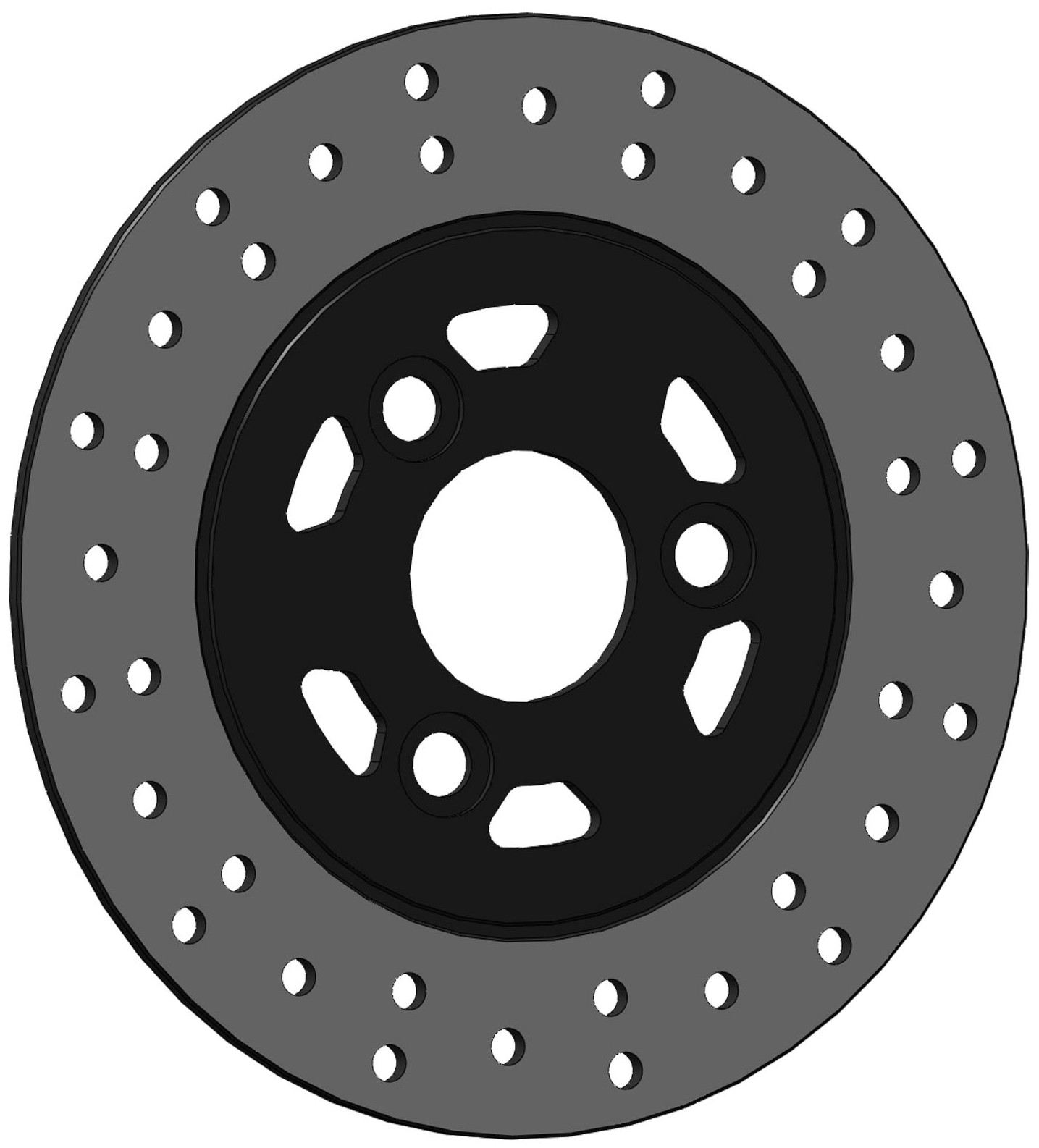 本外观设计产品的名称电动车制动盘(ly62am072).2.