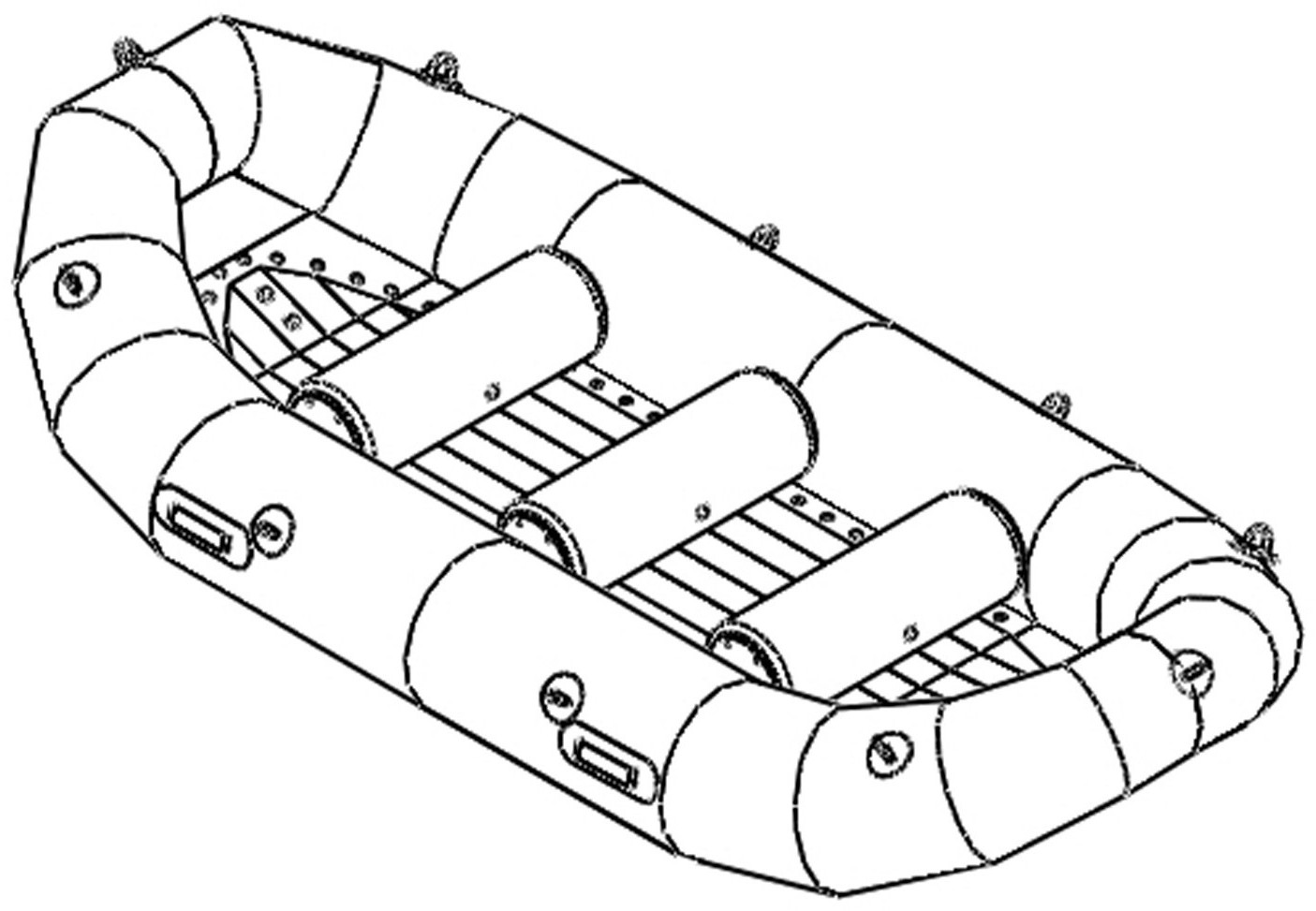 充气式多折角变径首舷尾舷漂流艇-爱企查