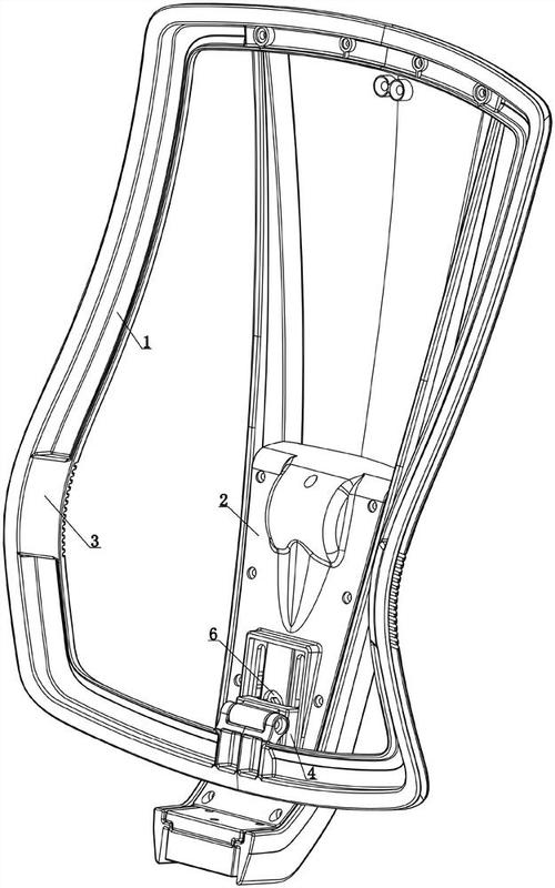 一种腰垫高度可调的靠背结构-爱企查