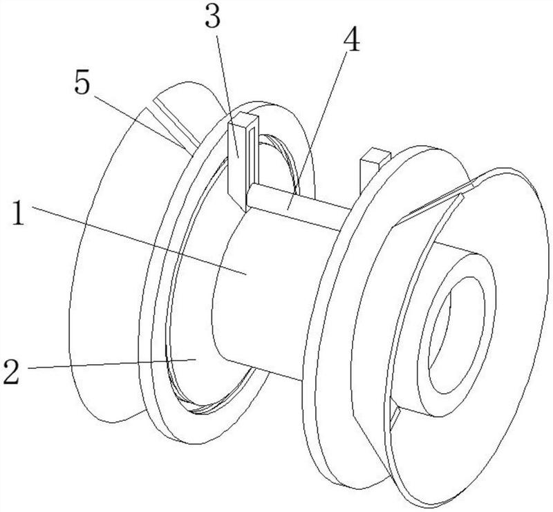 一种倒梯形轴状结构的收卷料器-爱企查