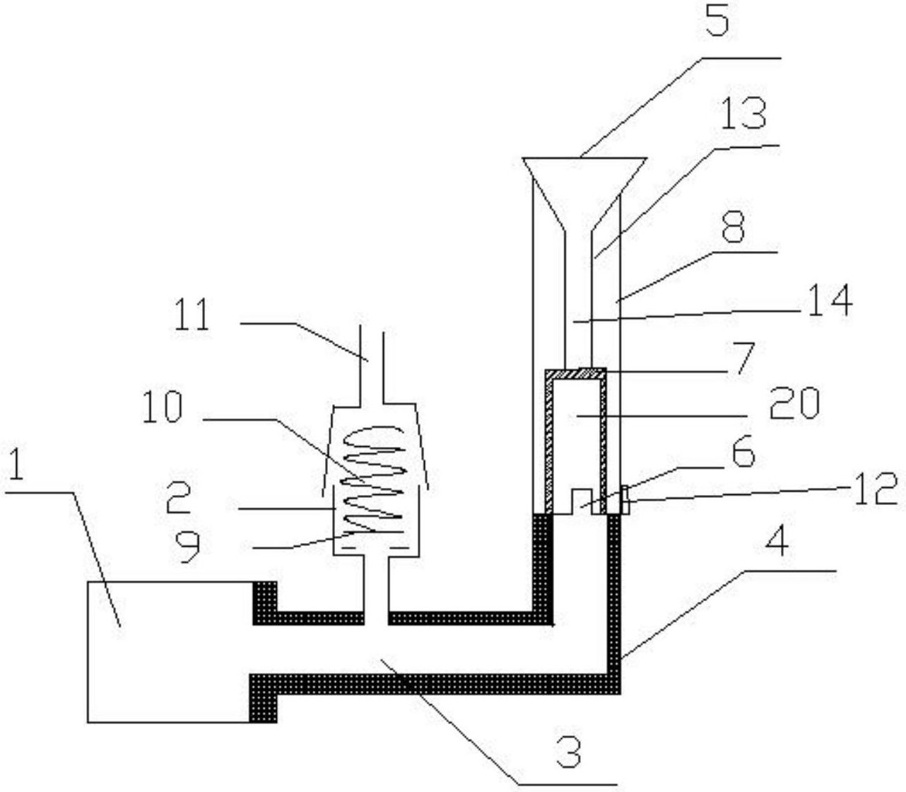 摘要附图摘要本实用新型公开了一种内燃式沼气火炬,其结构由沼气室