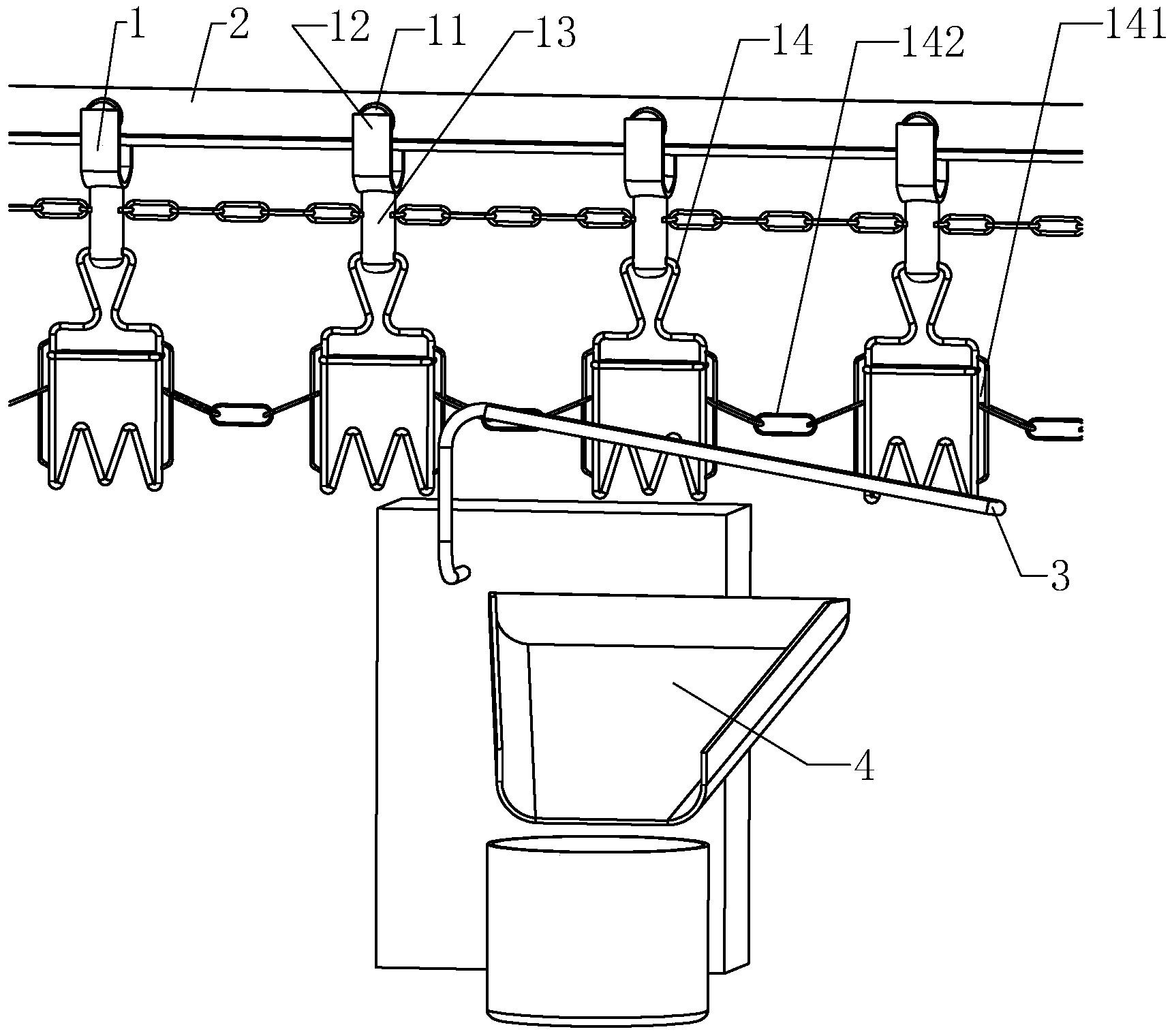一种家禽传送自动脱落装置-爱企查