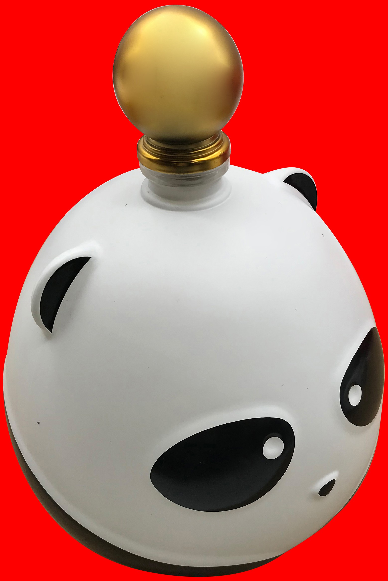 摘要附图摘要1.本外观设计产品的名称酒瓶(熊猫).2.