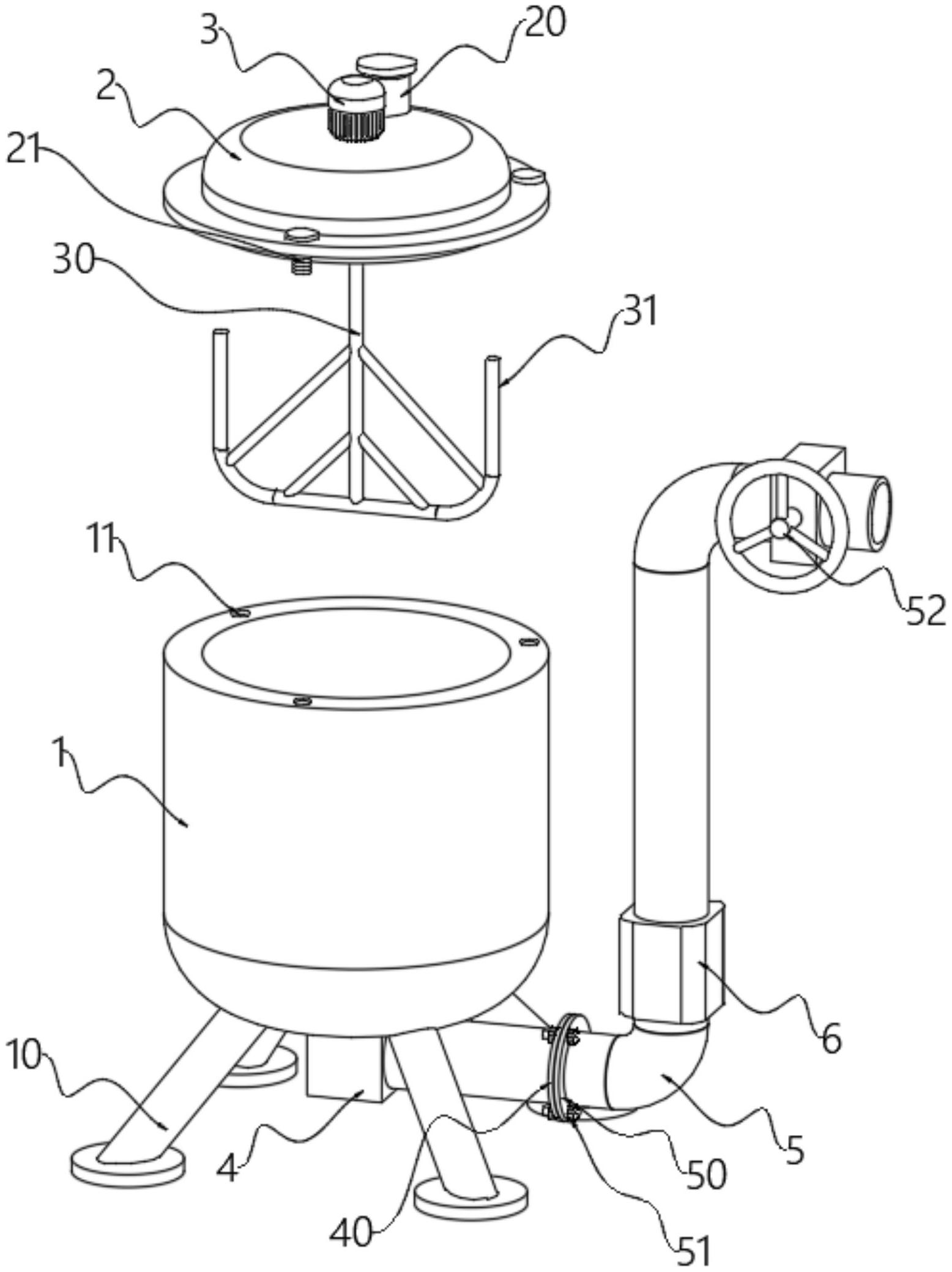 一种反应釜底阀通氮气保护装置-爱企查