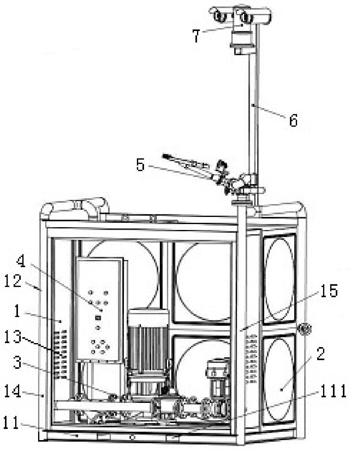 一种集成式天然气场站泄漏处置系统及处置方法